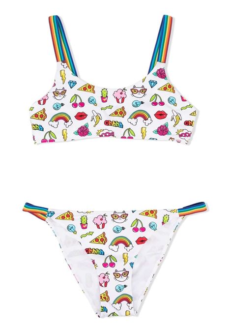Costume due pezzi bambina a fantasia SAINT BARTH | MARISSATGIRLY 01